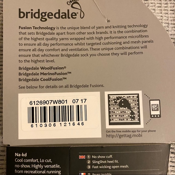 Bridgedale Women's Coolfusion Run Na-Kd Socks - Picture 4 of 7